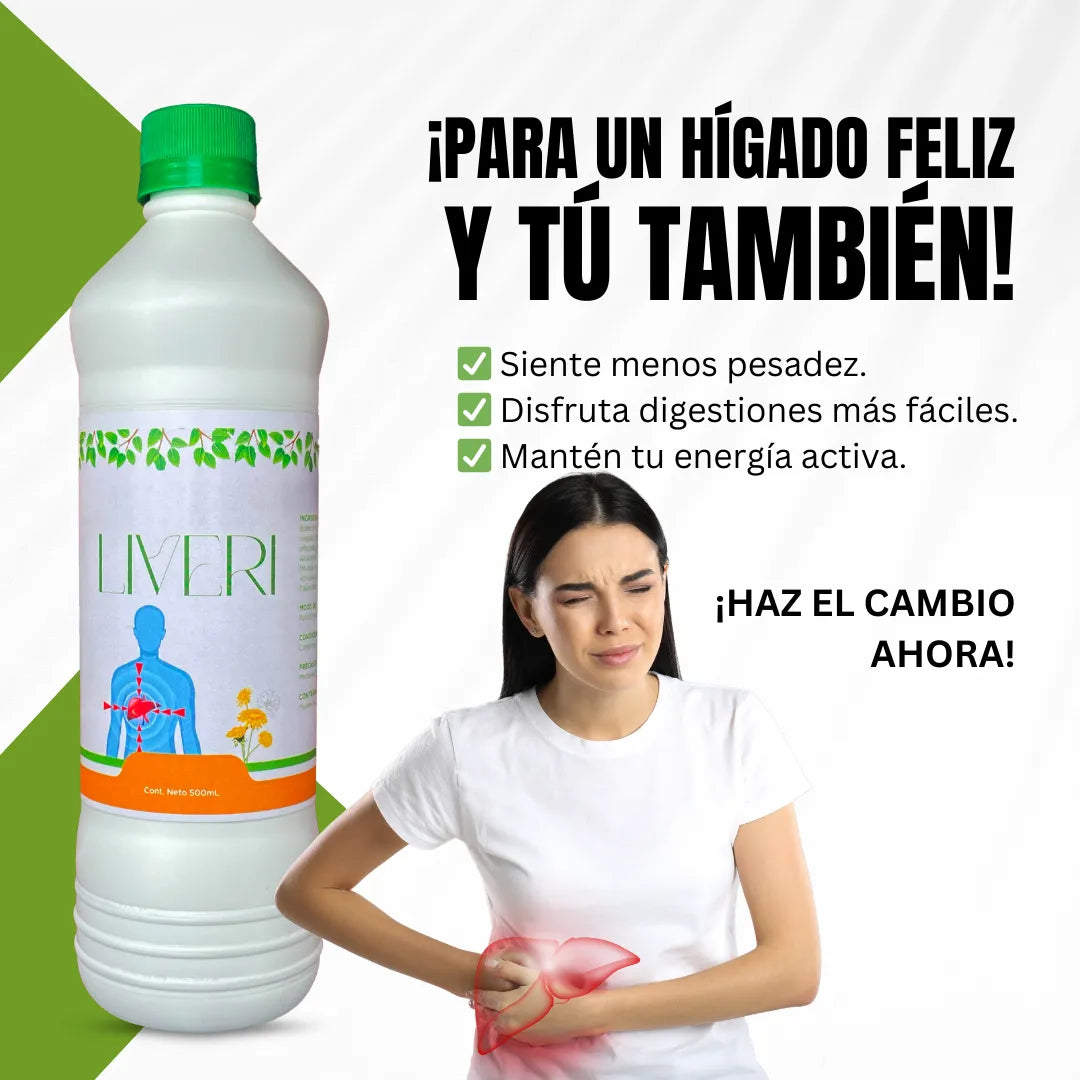 ¿Hígado Graso O Digestión Lenta? Desintoxica Tu Cuerpo Con LIVERI
