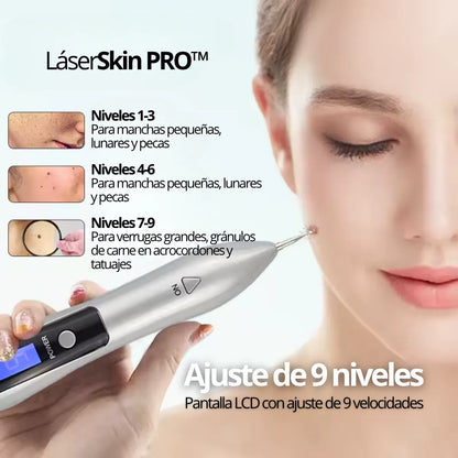 LÁSERSKIN PRO™ CAUTERIZADOR ELIMINA LUNARES, MANCHAS Y VERRUGAS EN SEGUNDOS