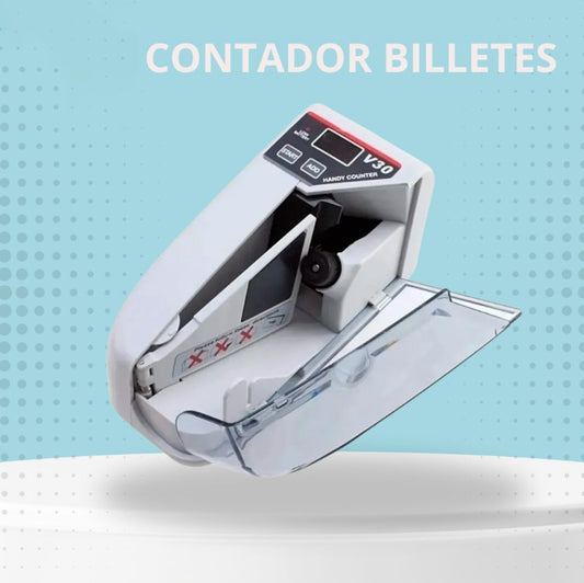 Contador de billetes MoneyFlash 600 portátil con pantalla LED digital