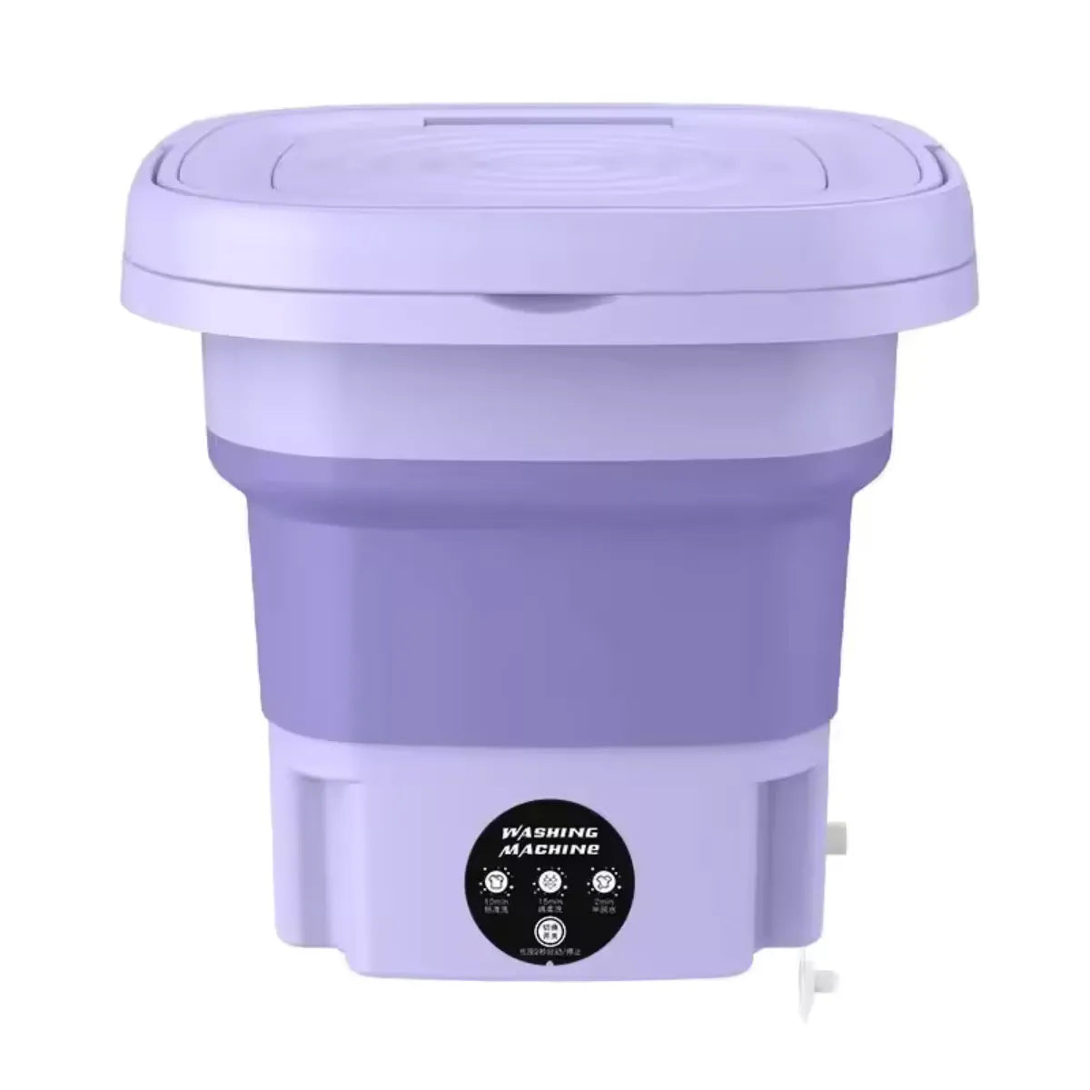 Lavadora portátil compacta ideal para viajes y apartamentos