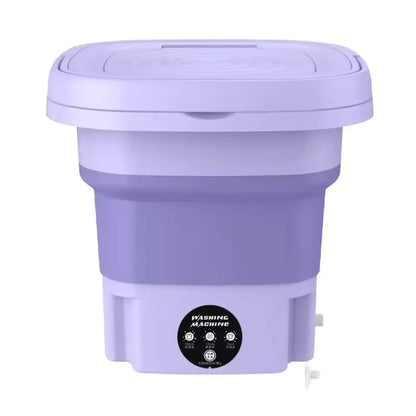 Lavadora portátil compacta ideal para viajes y apartamentos