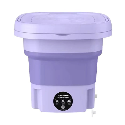 Lavadora portátil compacta ideal para viajes y apartamentos