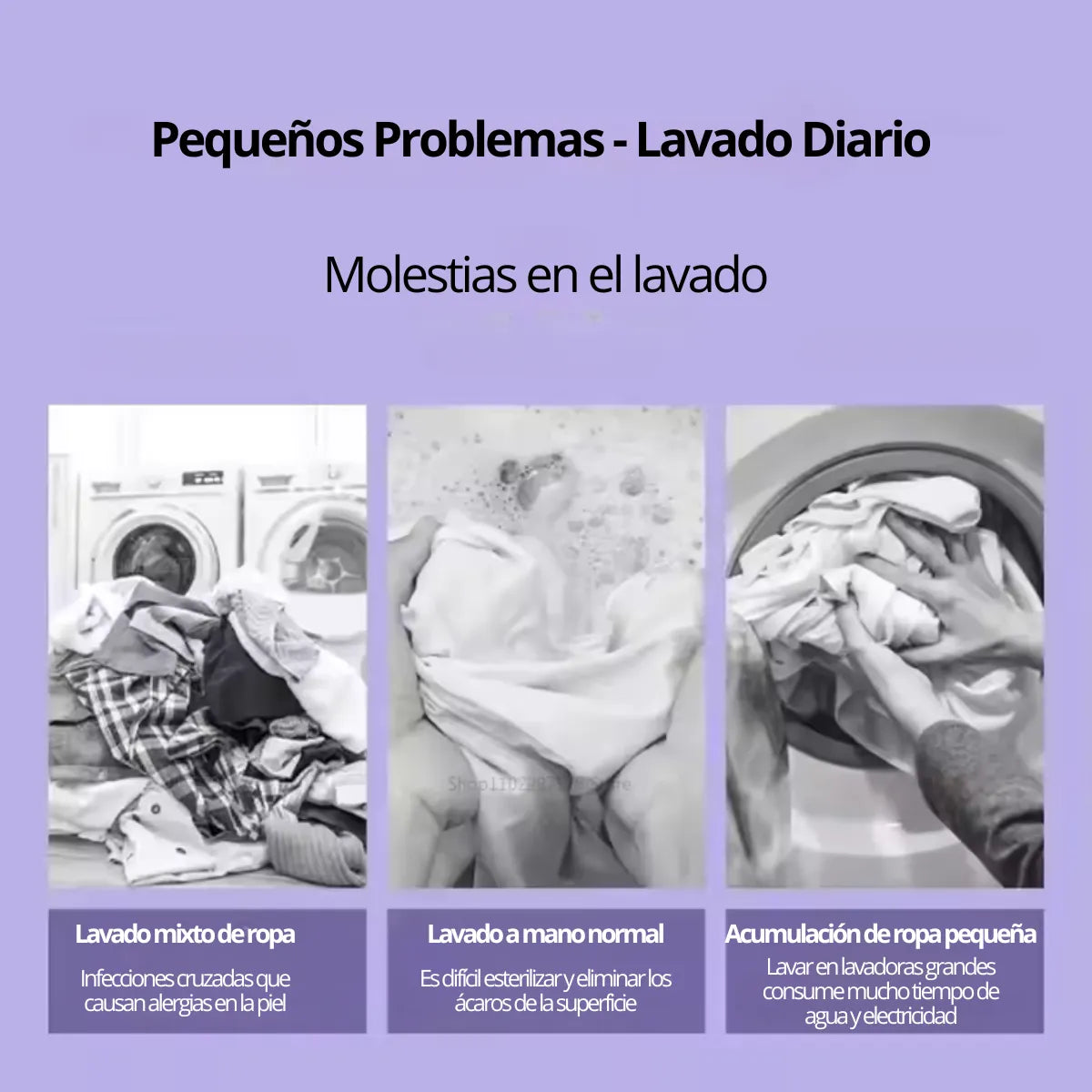 Mini lavadora compacta perfecta para espacios pequeños