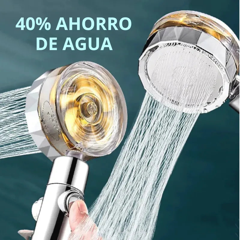 🚿TURBODUCHA RELAX™ – CABEZAL DE DUCHA CON HÉLICE PRESURIZADA Y AHORRO DE AGUA 💧