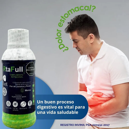 Rtafull Detox Herbal – Apoya Digestión, Hígado y Colesterol – 500 mL