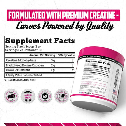 Creatina Monohidratada para Mujeres | Fuerza y Energía+