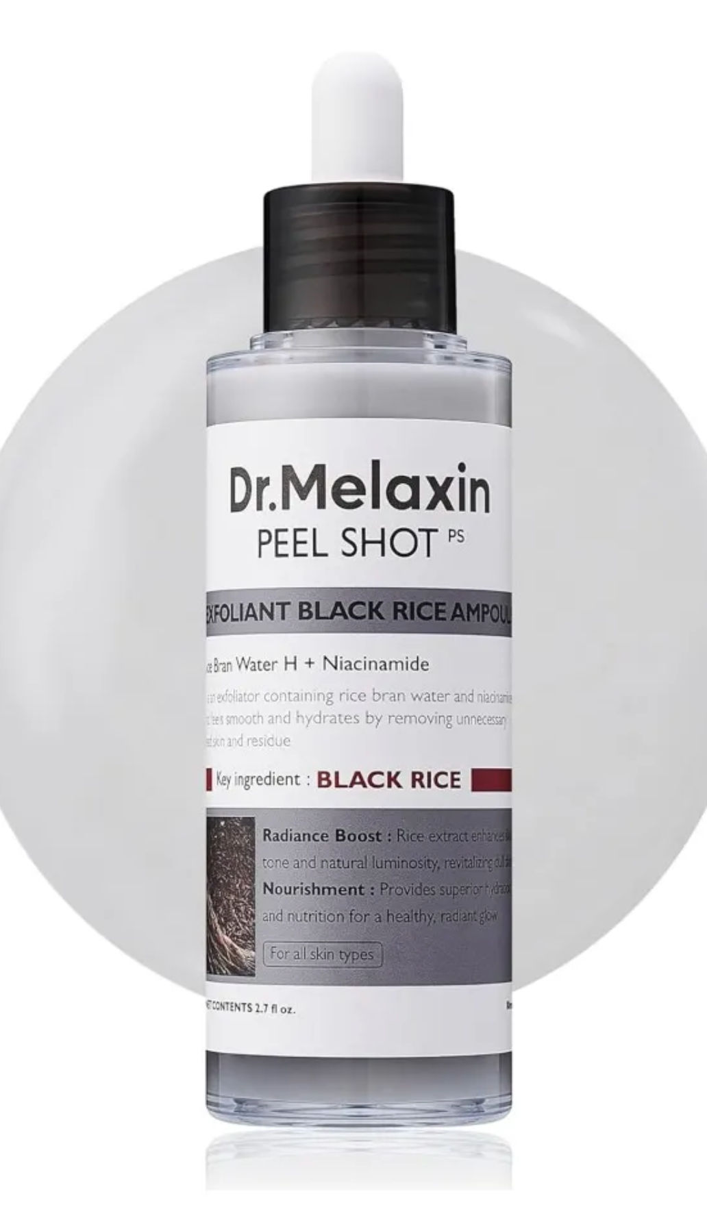 Exfoliante Facial Peel Shot de Arroz Negro | 55% OFF | Envio GRATIS