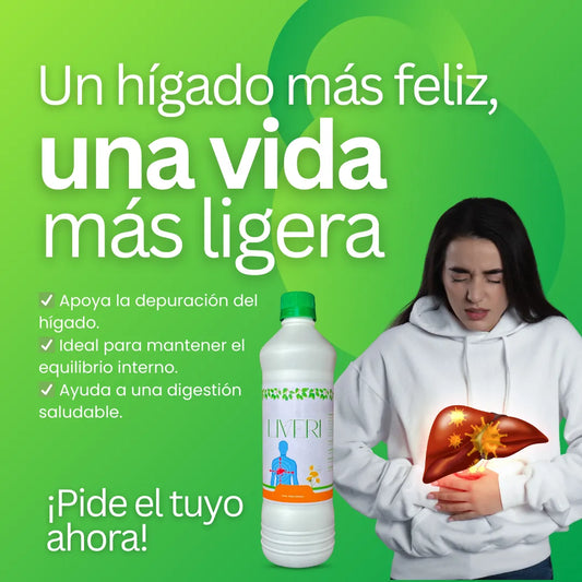 ¿Hígado Graso O Digestión Lenta? Desintoxica Tu Cuerpo Con LIVERI