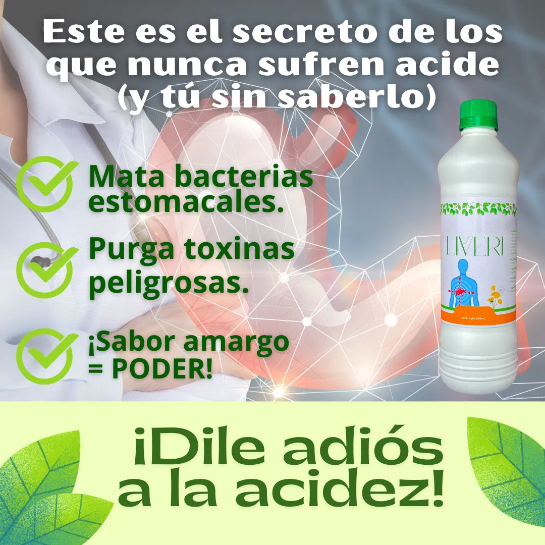 ¿Hígado Graso O Digestión Lenta? Desintoxica Tu Cuerpo Con LIVERI